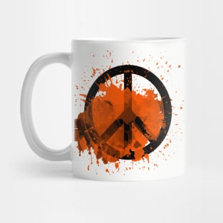 Peace of a Rainbow - Orange Mug